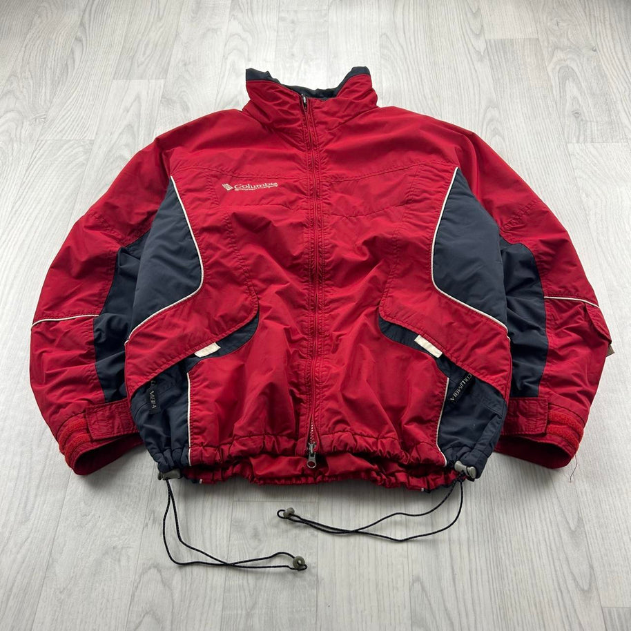 VINTAGE Y2K COLUMBIA TECHNICAL UTILITY SKI JACKET RED