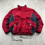 VINTAGE Y2K COLUMBIA TECHNICAL UTILITY SKI JACKET RED