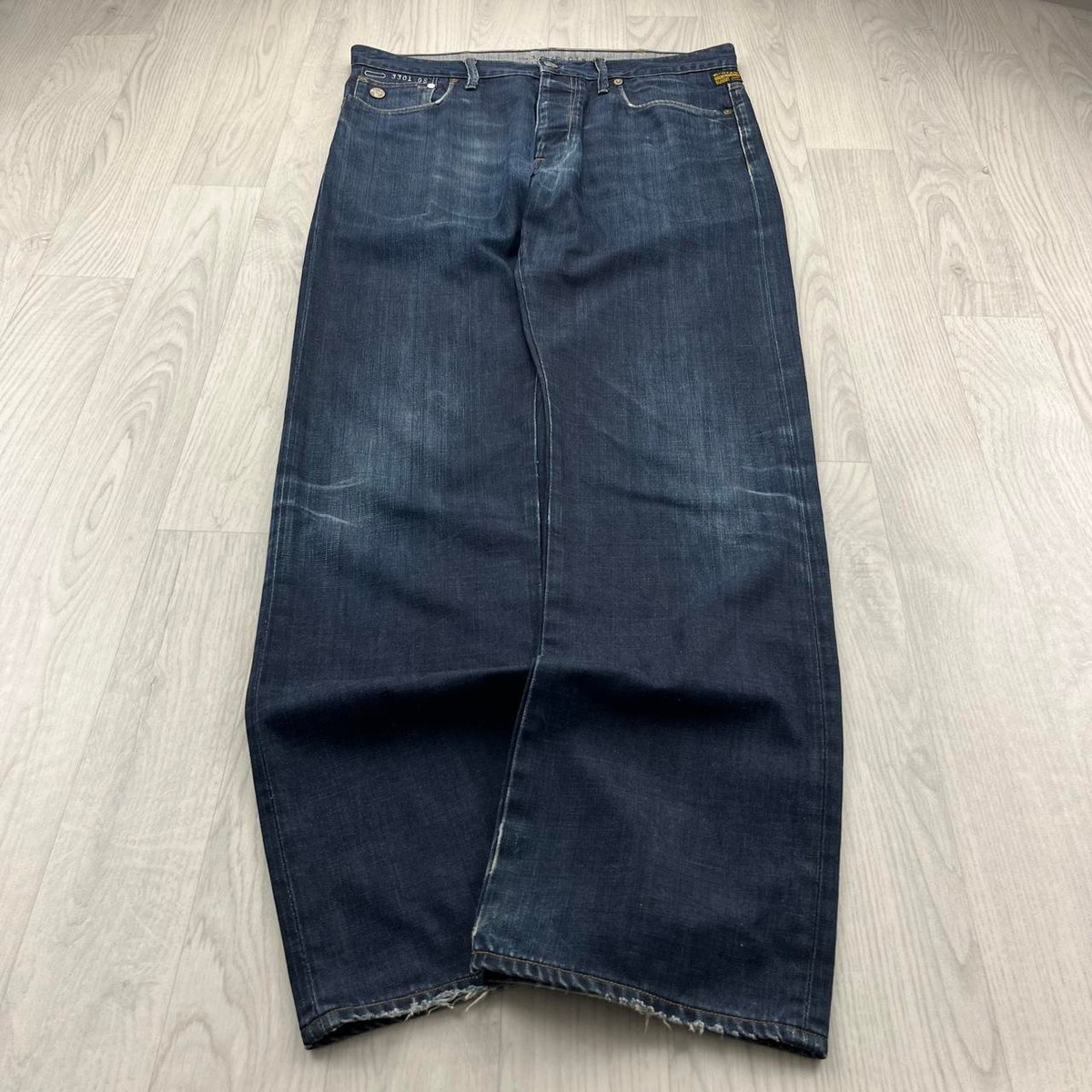 VINTAGE Y2K G STAR BAGGY JEANS BLUE