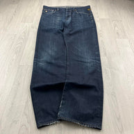 VINTAGE Y2K G STAR BAGGY JEANS BLUE