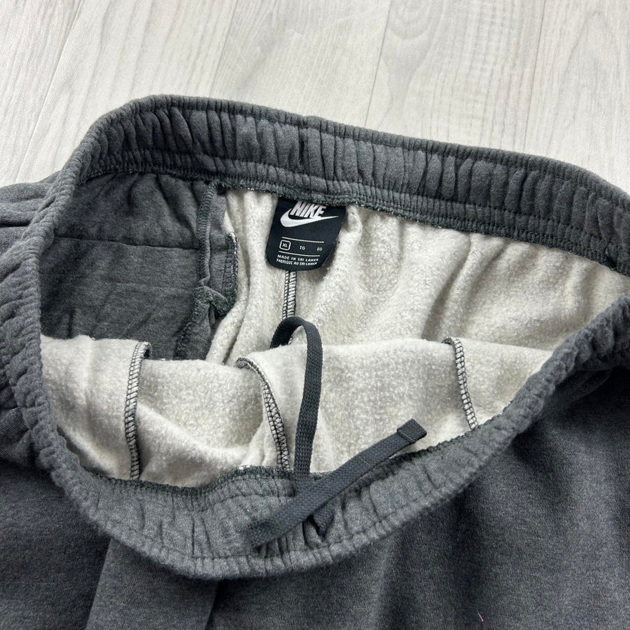 NIKE LOOSE COTTON SWEATPANTS GREY