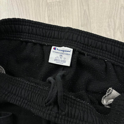 VINTAGE 00s CHAMPION BAGGY COTTON SWEATPANTS BLACK