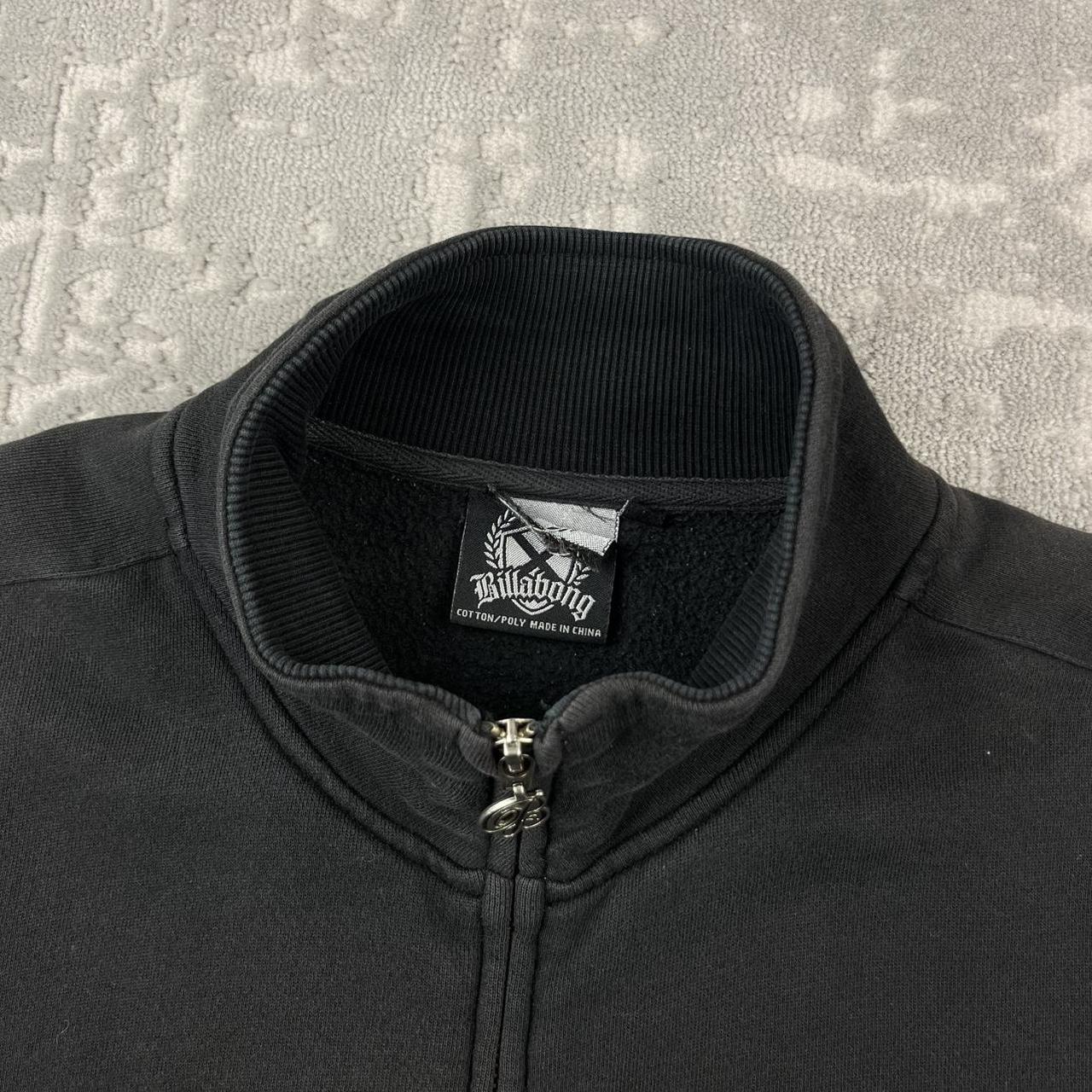 VINTAGE Y2K BILLABONG BOXY ZIP UP SWEATSHIRT BLACK