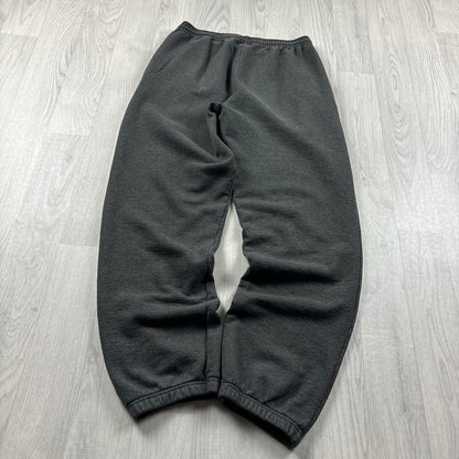 VINTAGE 00s CHAMPION BAGGY COTTON SWEATPANTS CHARCOAL GREY