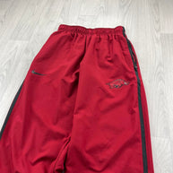VINTAGE Y2K NIKE LOOSE TRACKSUIT BOTTOMS RED
