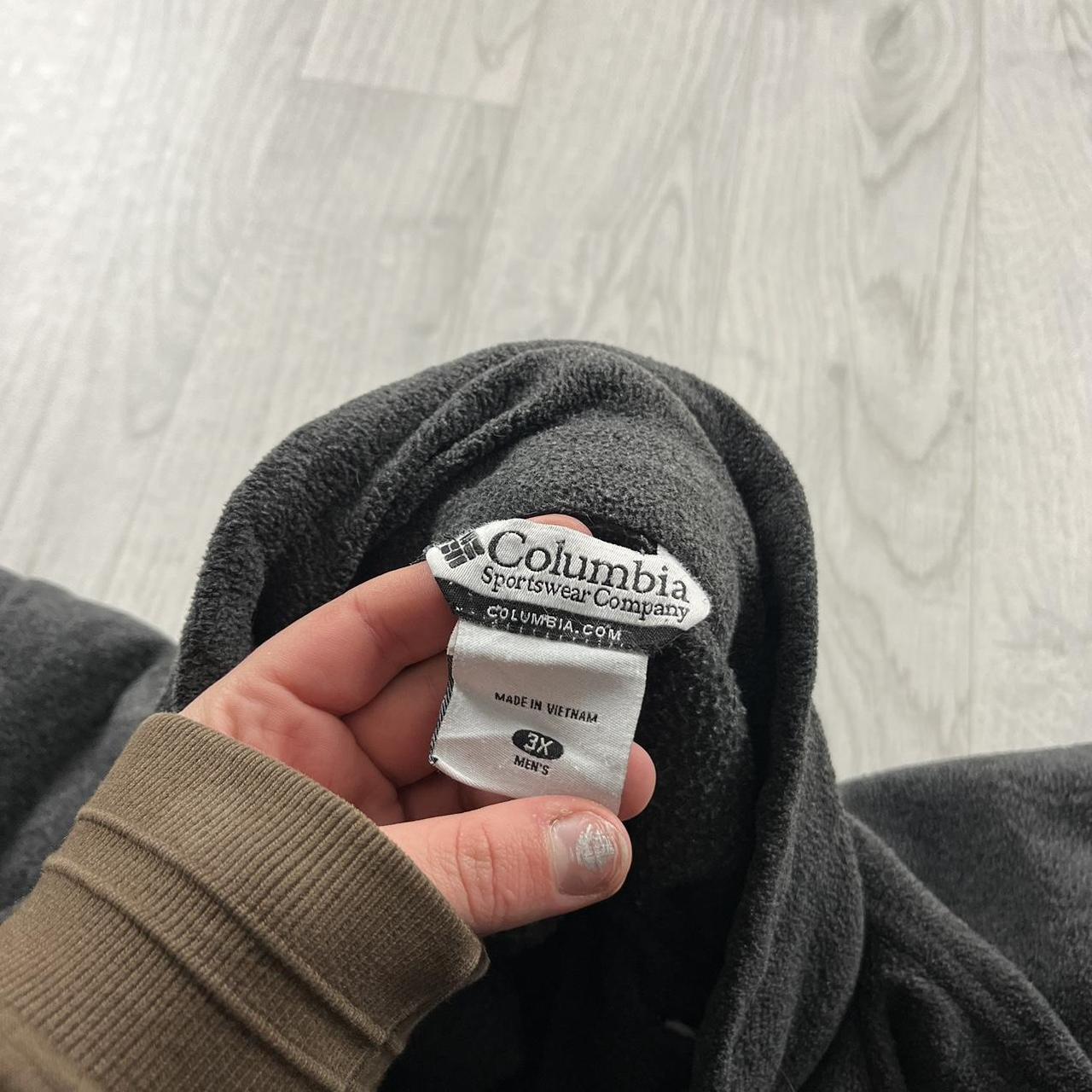 VINTAGE Y2K COLUMBIA ZIP UP FLEECE GREY