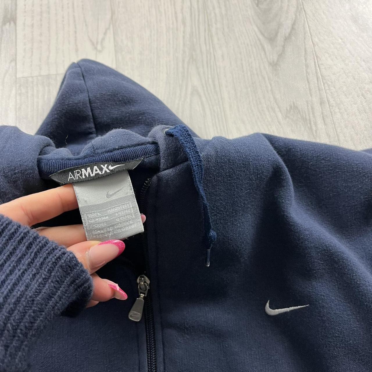 VINTAGE Y2K NIKE ZIP HOODIE NAVY