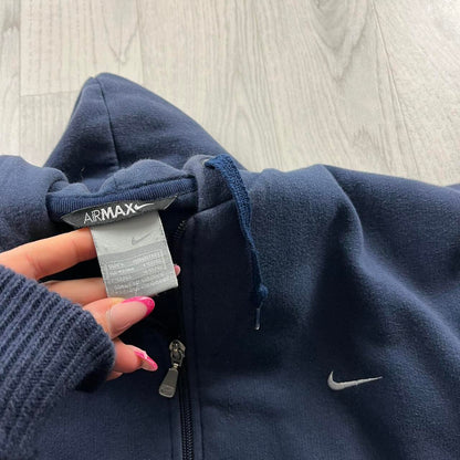 VINTAGE Y2K NIKE ZIP HOODIE NAVY