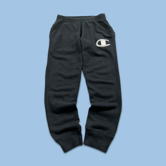 VINTAGE 00s CHAMPION COTTON SWEATPANTS BLACK