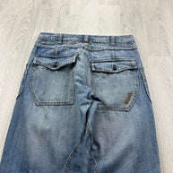 VINTAGE Y2K BENCH DOUBLE KNEE BAGGY JEANS
