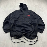 VINTAGE 90s GUESS SPORT LIGHTWEIGHT PULLOVER JACKET BLACK