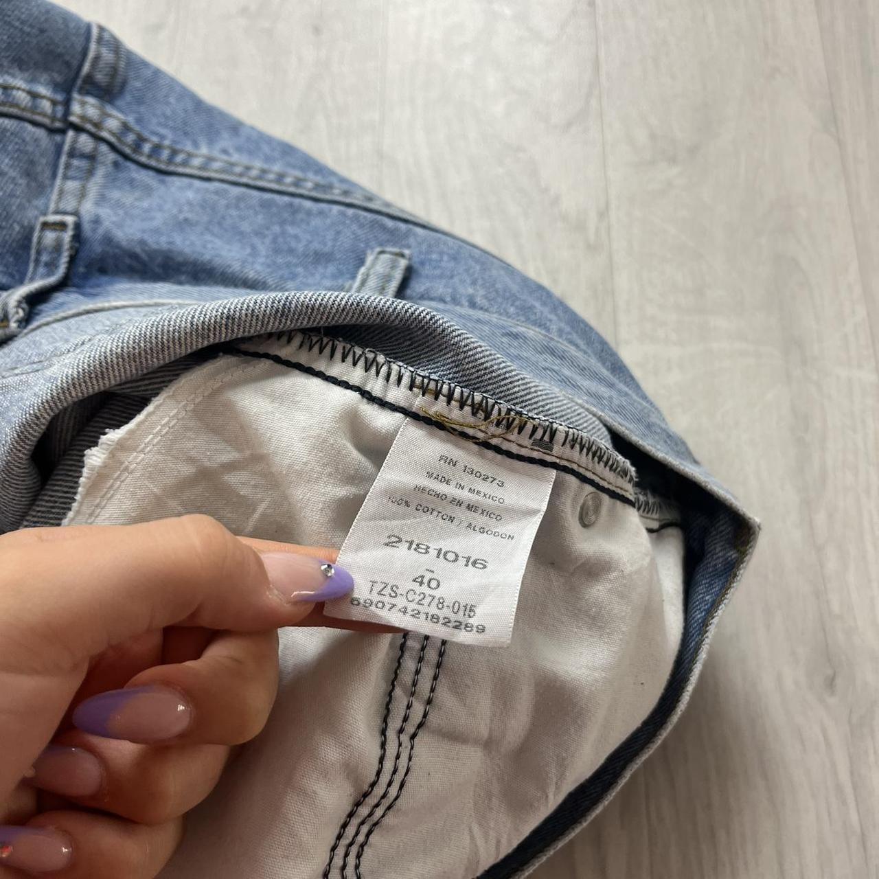 VINTAGE Y2K LEE BAGGY JORTS BLUE