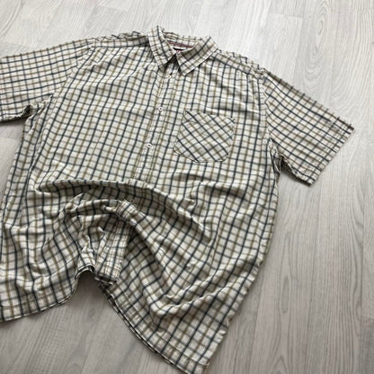 VINTAGE Y2K O’NEILL CHECKERED SHORT SLEEVE SHIRT
