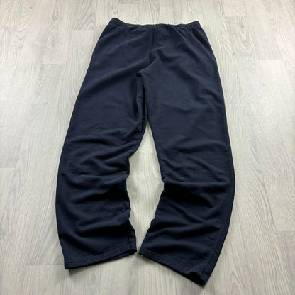 VINTAGE 00s CHAMPION BAGGY COTTON SWEATPANTS NAVY