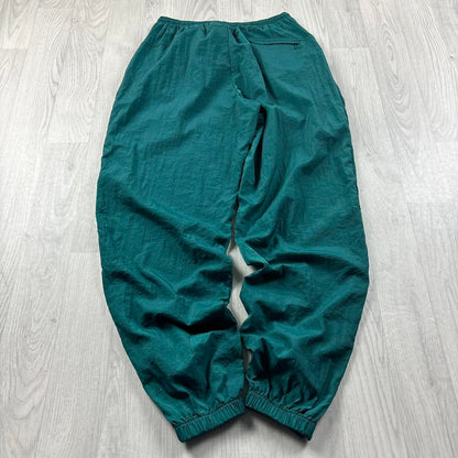 VINTAGE Y2K NIKE BAGGY TRACKSUIT BOTTOMS GREEN