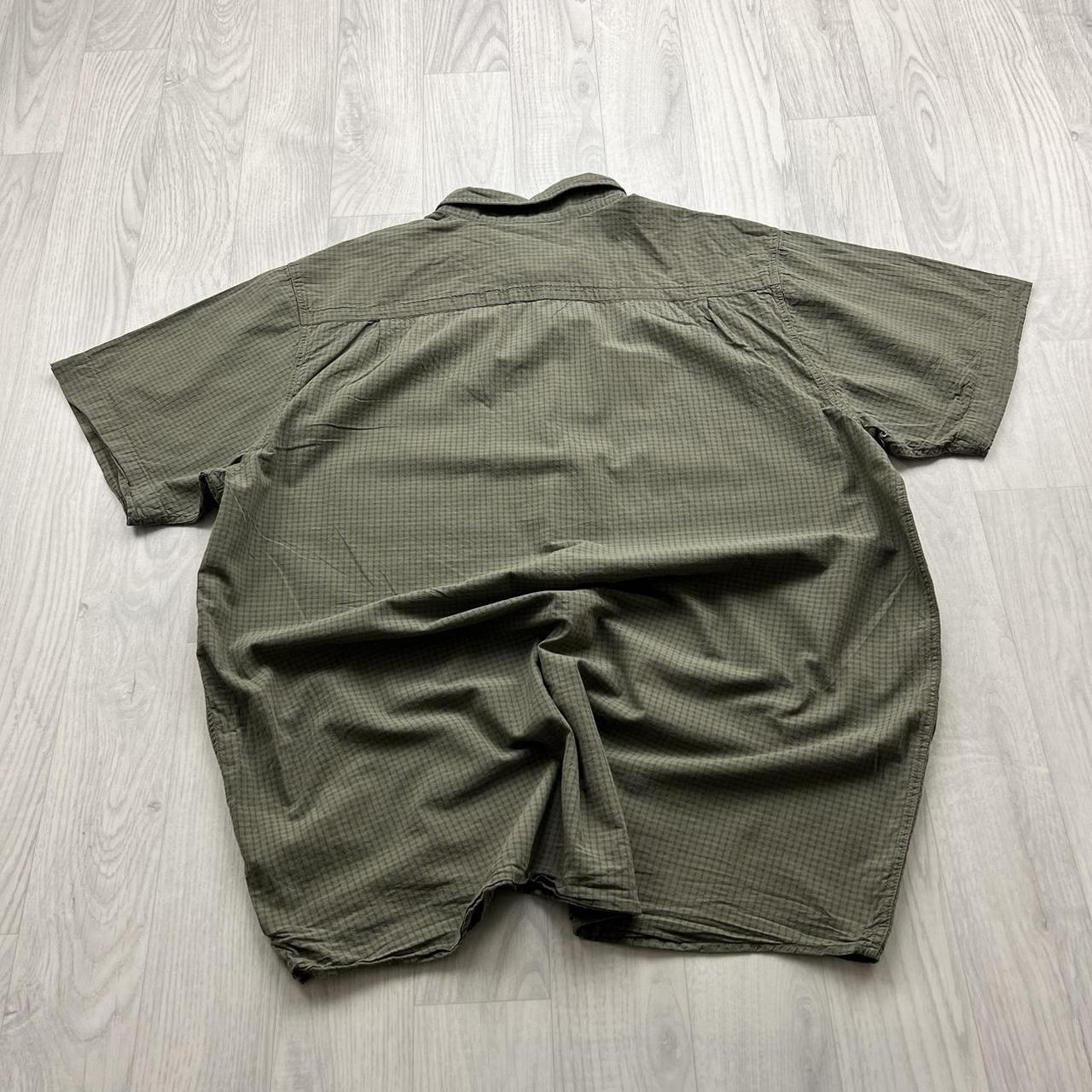 VINTAGE Y2K THE NORTH FACE SHORT SLEEVE SHIRT KHAKI GREEN