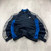 VINTAGE Y2K ADIDAS WINDBREAKER TRACK JACKET NAVY