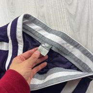 VINTAGE Y2K NIKE LOW RISE TRACKSUIT BOTTOMS PURPLE