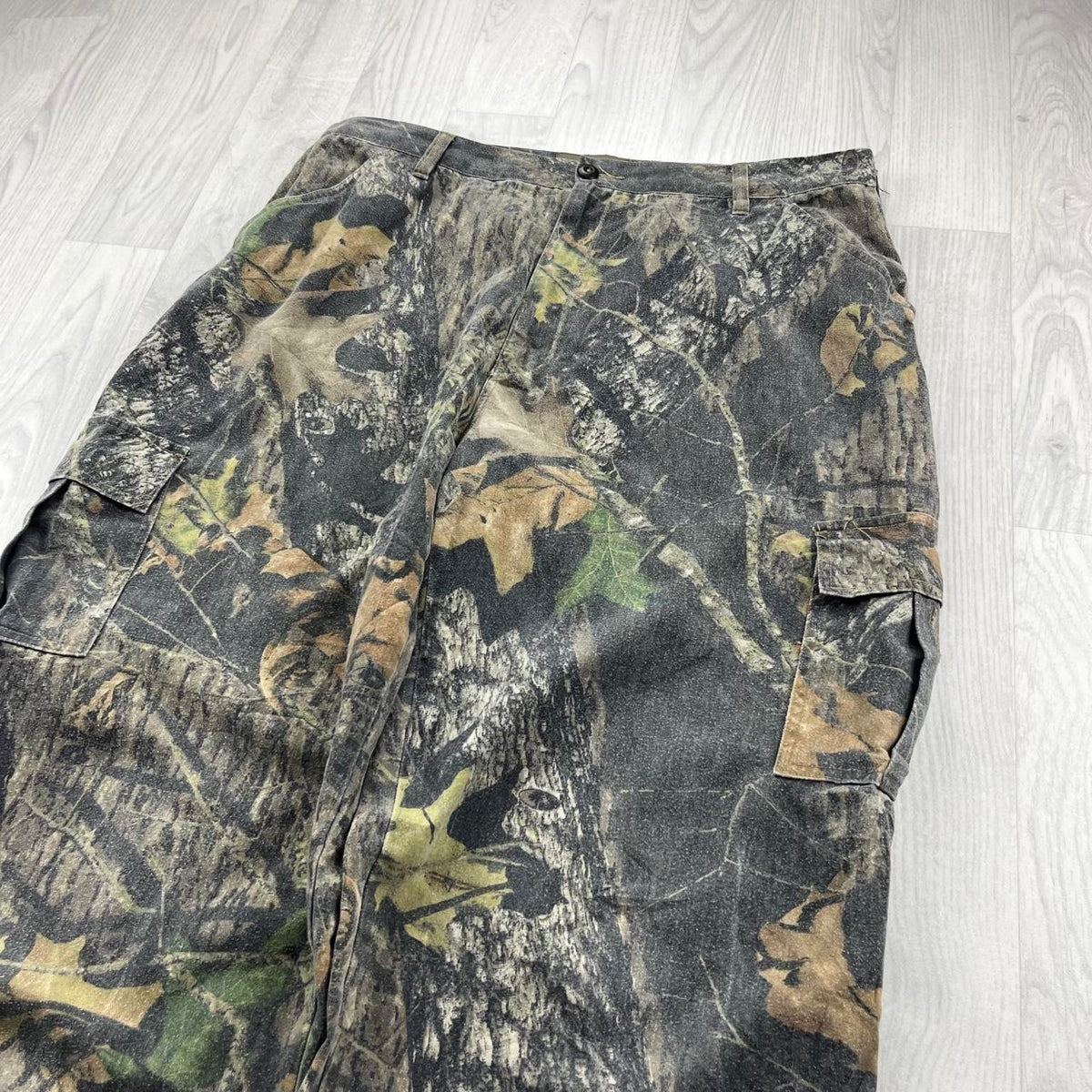 VINTAGE JERZEES REALTREE BAGGY CAMO CARGO PANTS