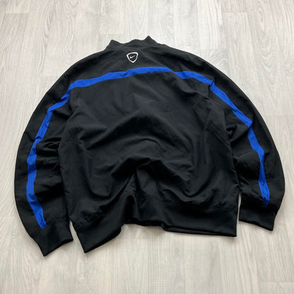 VINTAGE Y2K NIKE MANCHESTER UNITED WINDBREAKER TRACK JACKET BLACK