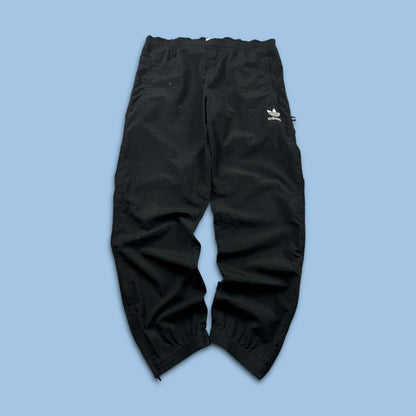 VINTAGE 90s ADIDAS BAGGY TRACKSUIT BOTTOMS BLACK