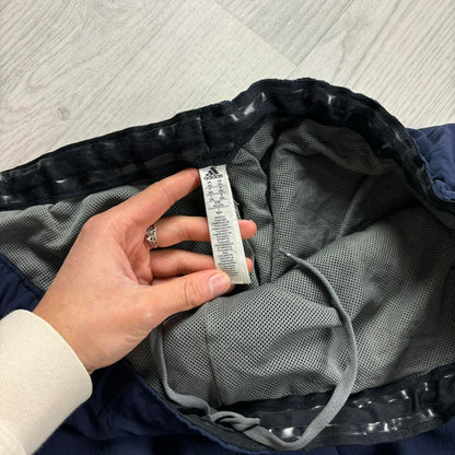 VINTAGE Y2K ADIDAS BAGGY TRACKSUIT BOTTOMS NAVY