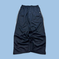 VINTAGE Y2K CHAMPION STRIPE BAGGY TRACKSUIT BOTTOMS NAVY