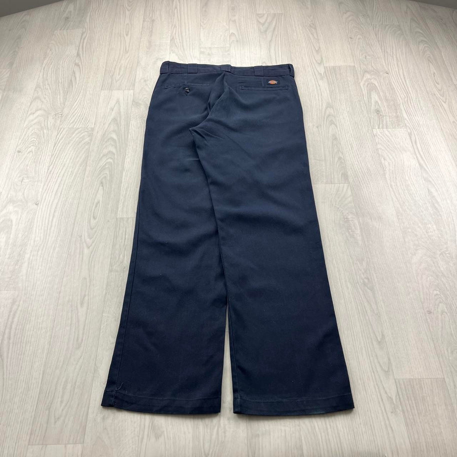 VINTAGE Y2K DICKIES 874 BAGGY TROUSERS NAVY