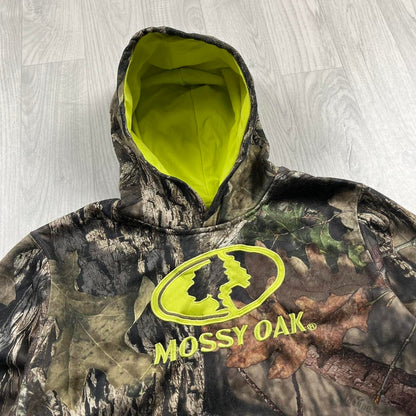 VINTAGE MOSSY OAK REALTREE HOODIE CAMO YELLOW