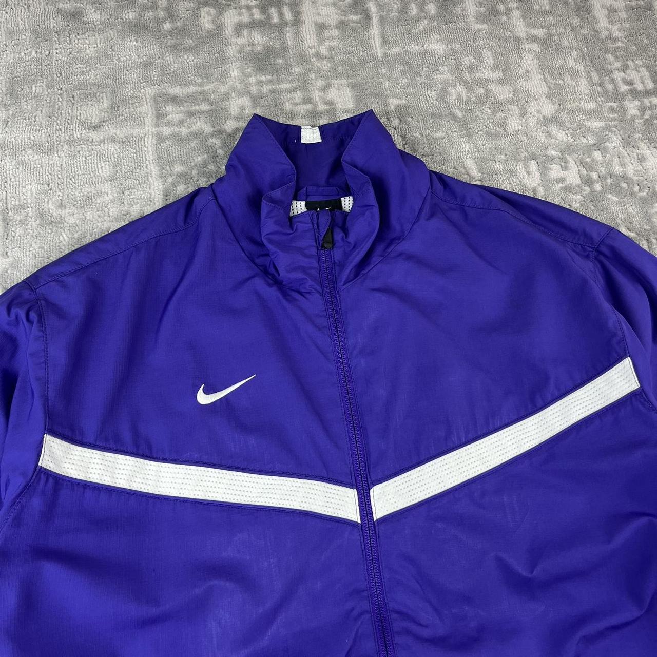 VINTAGE Y2K NIKE TECHNICAL WINDBREAKER SPORTY TRACKSUIT SET PURPLE