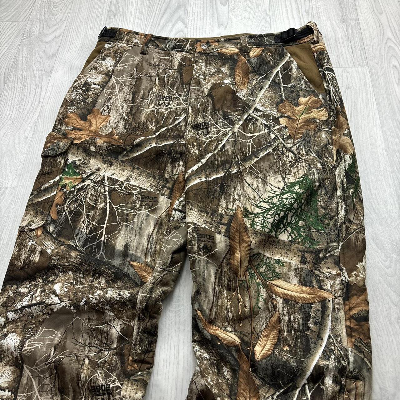 VINTAGE REALTREE FLEECE LINED BAGGY CAMO CARGO PANTS