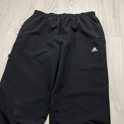 VINTAGE Y2K ADIDAS BAGGY TRACKSUIT BOTTOMS BLACK