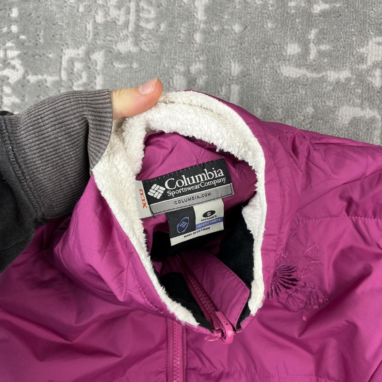 VINTAGE 00s COLUMBIA PUFFER JACKET PINK