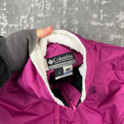 VINTAGE 00s COLUMBIA PUFFER JACKET PINK