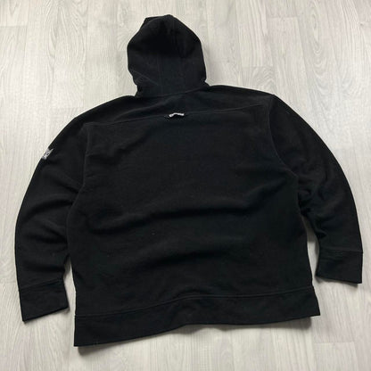 VINTAGE Y2K NHL SPELL OUT ZIP FLEECE HOODIE BLACK