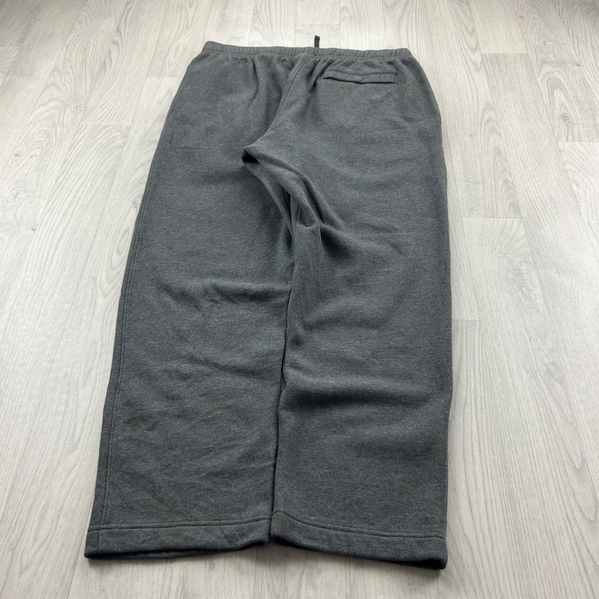 NIKE LOOSE COTTON SWEATPANTS GREY
