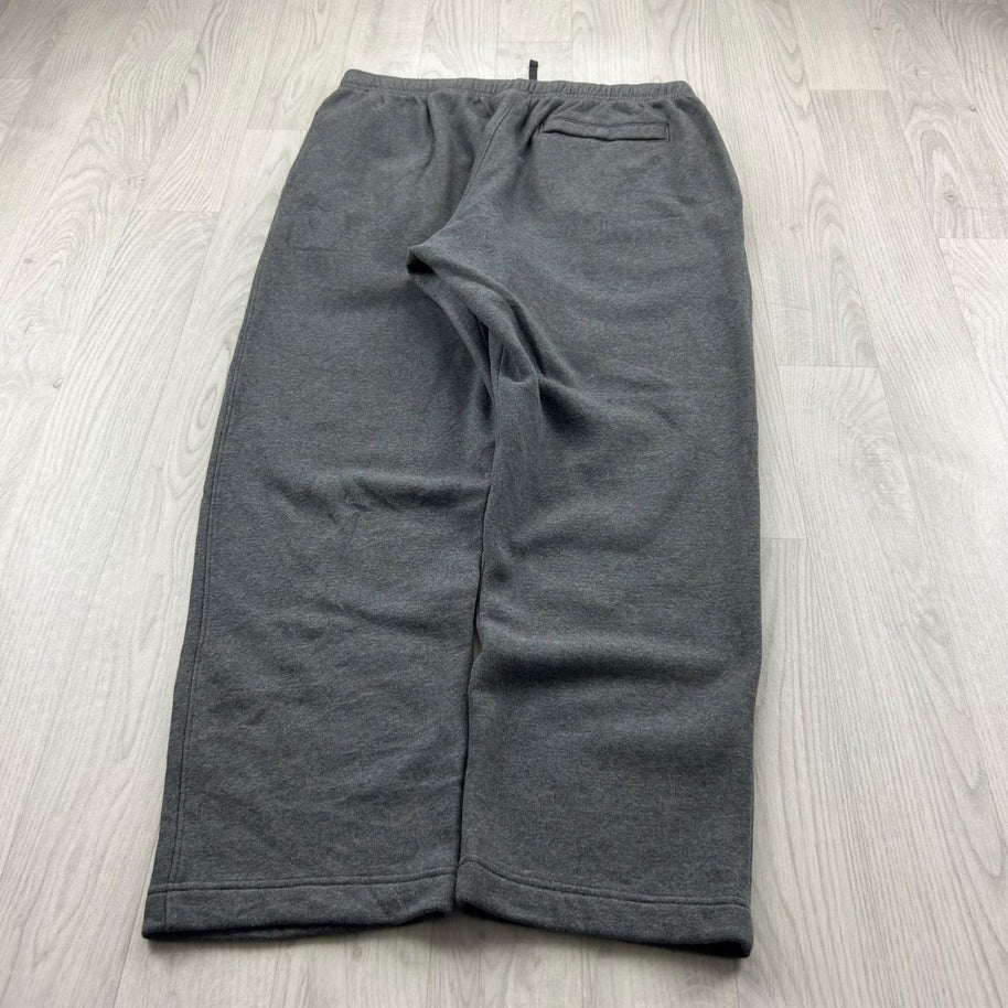 NIKE LOOSE COTTON SWEATPANTS GREY
