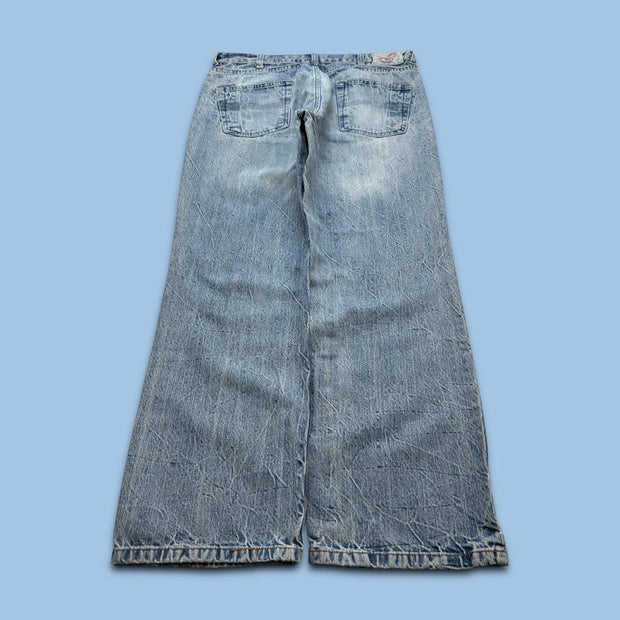 VINTAGE Y2K SOUTHERN MENSWEAR BAGGY JEANS BLUE