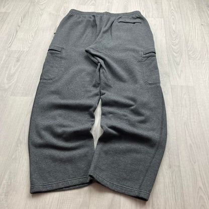 VINTAGE Y2K NIKE BAGGY COTTON SWEATPANTS GREY