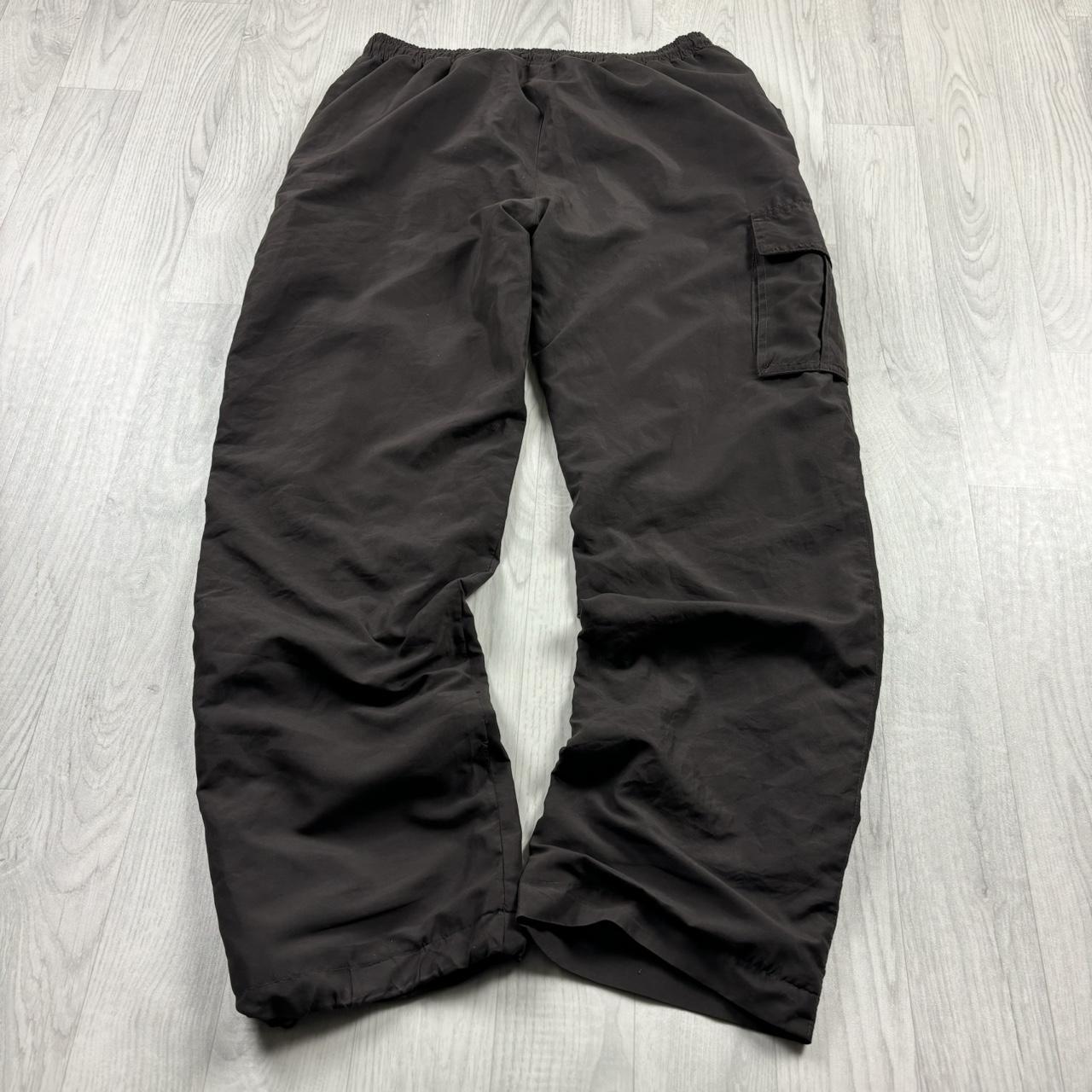 VINTAGE Y2K KAPPA BAGGY TRACKSUIT BOTTOMS BROWN