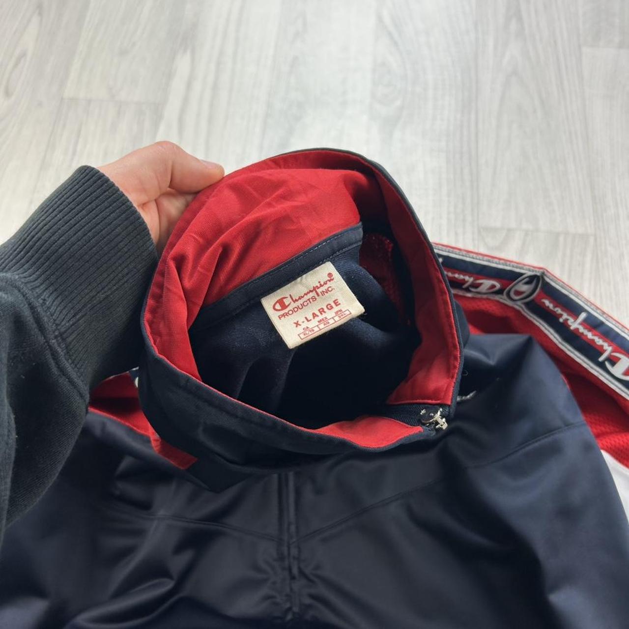 VINTAGE Y2K CHAMPION TRACK JACKET NAVY