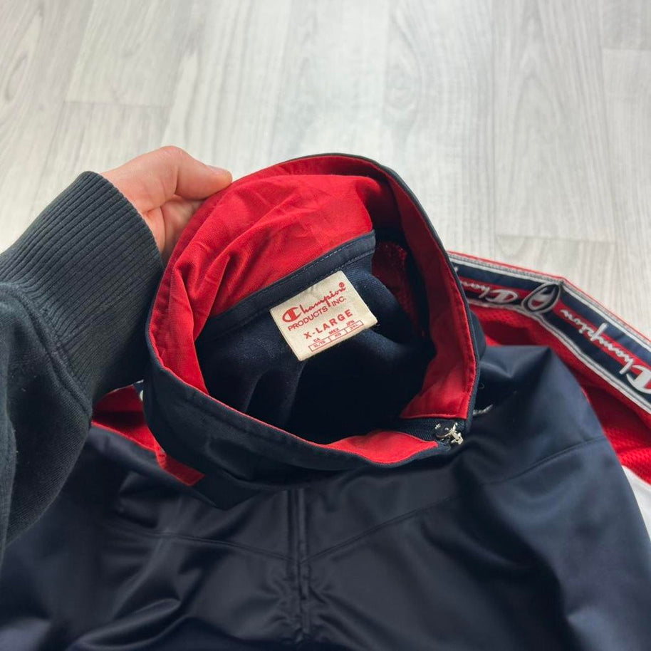VINTAGE Y2K CHAMPION TRACK JACKET NAVY