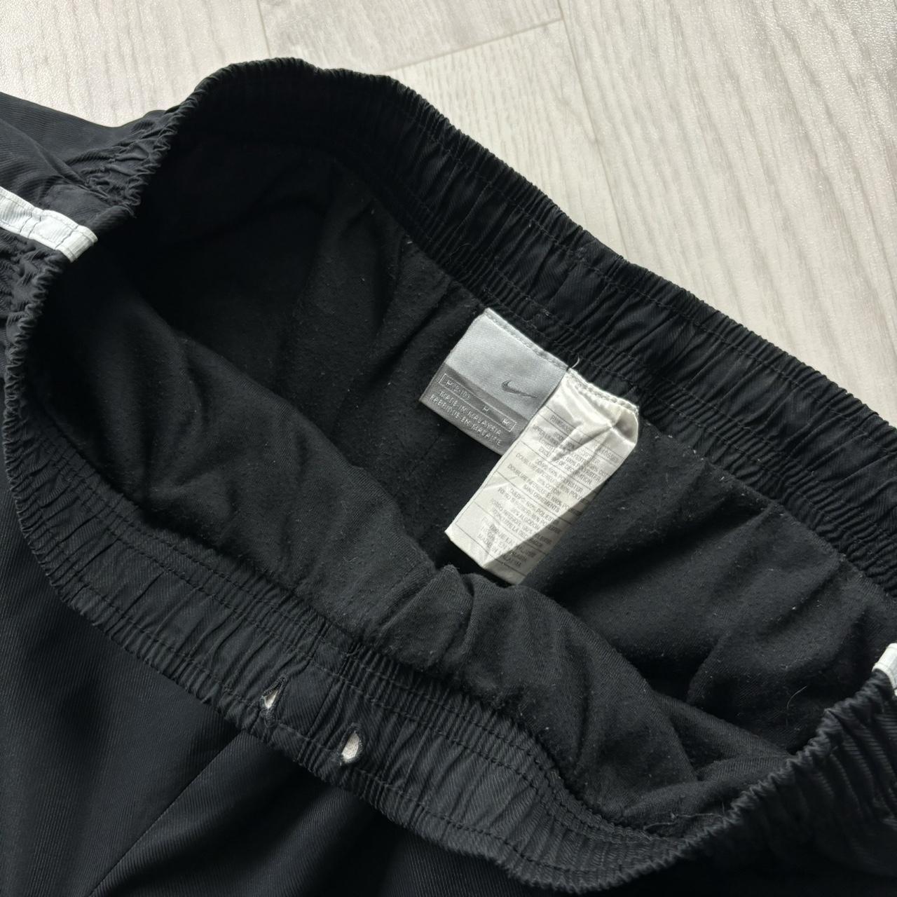 VINTAGE Y2K NIKE STRAIGHT LEG TRACKSUIT BOTTOMS BLACK