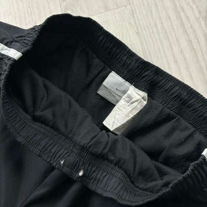 VINTAGE Y2K NIKE STRAIGHT LEG TRACKSUIT BOTTOMS BLACK