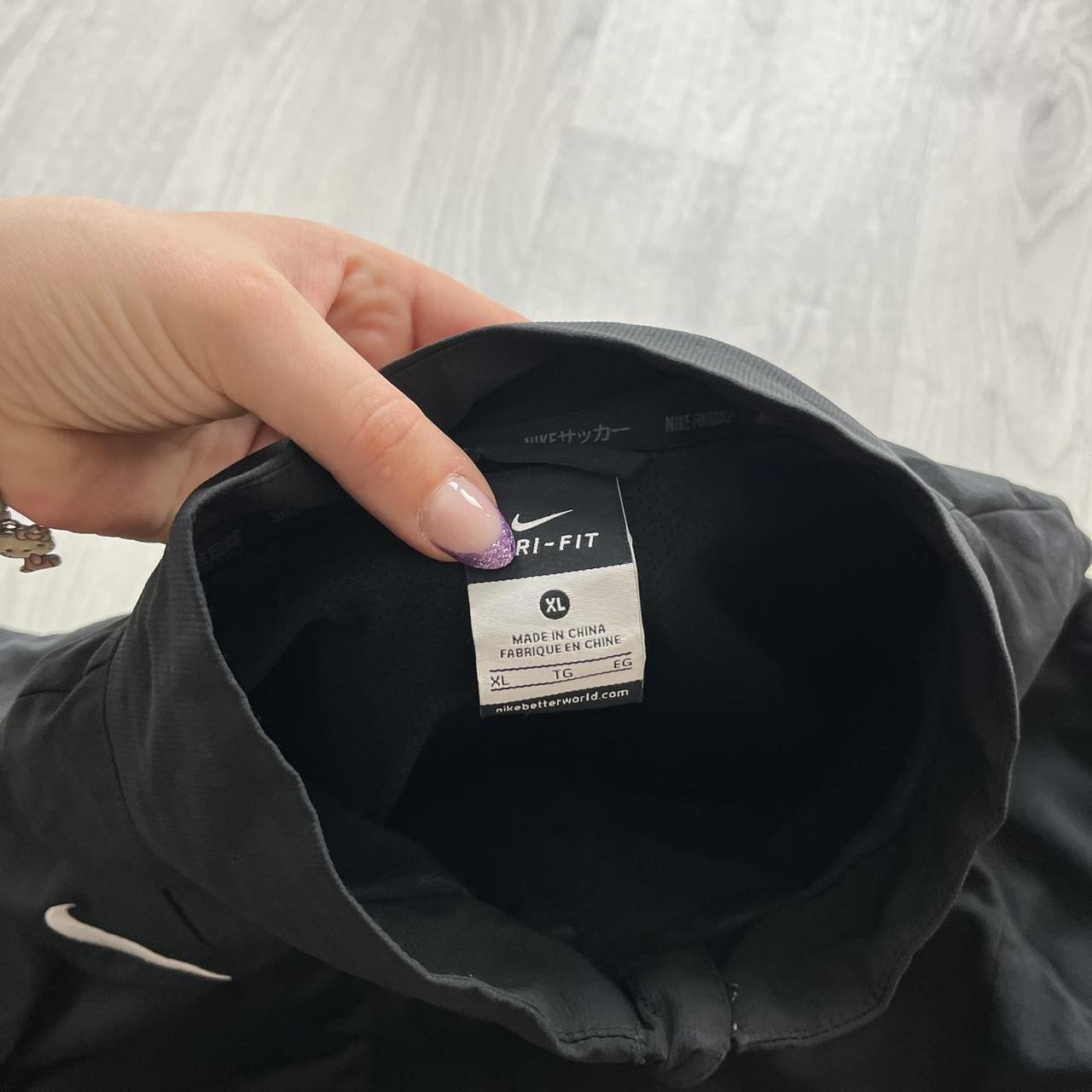 VINTAGE Y2K NIKE MANCHESTER UNITED WINDBREAKER TRACK JACKET BLACK