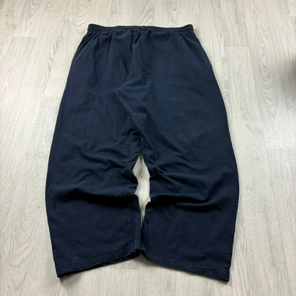 VINTAGE 00s CHAMPION WIDE LEG LIGHTWEIGHT SWEATPANTS NAVY
