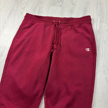 VINTAGE 00s CHAMPION REVERSE WEAVE SWEATPANTS BURGUNDY