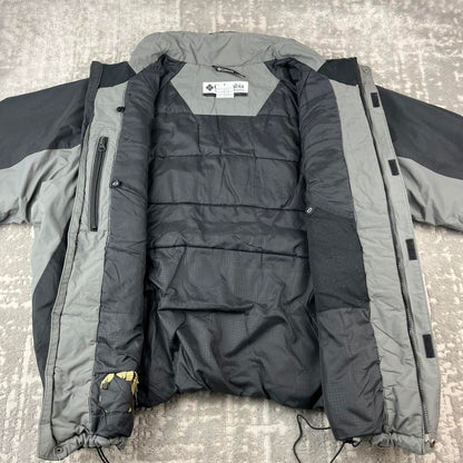 VINTAGE 00s COLUMBIA TECHNICAL UTILITY JACKET BLACK