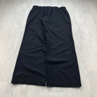 VINTAGE Y2K NIKE WIDE LEG PIN STRIPE TRACKSUIT BOTTOMS BLACK