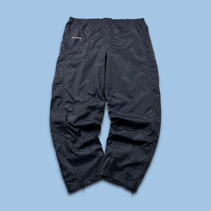 VINTAGE Y2K REEBOK BAGGY TRACKSUIT BOTTOMS NAVY
